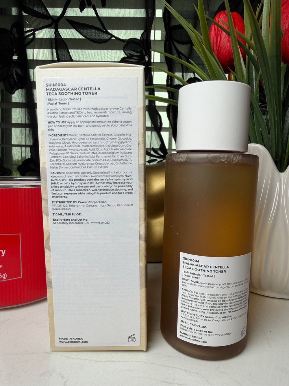 Skin1004 Madagascar Centella Teca Soothing Toner — Brown - Picture 2 of 2